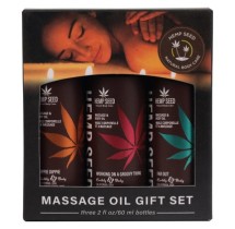 Hemp Seed Summer Massage Oil Trio Gift Set